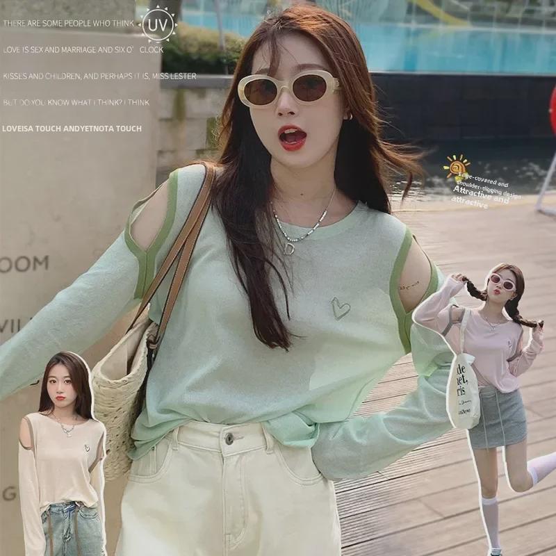 Women s 2024 Ice Silk Off-Shoulder Cardigan - Summer Sun Protection, Thin, Loose Long Sleeve Pullover with Round Neck M (40-50 kg) білий
Women s 2024 Ice Silk Off-Shoulder Cardigan - Summer Sun Protection, Thin, Loose Long Sleeve Pullover with Round Neck M (40-50 kg) білий