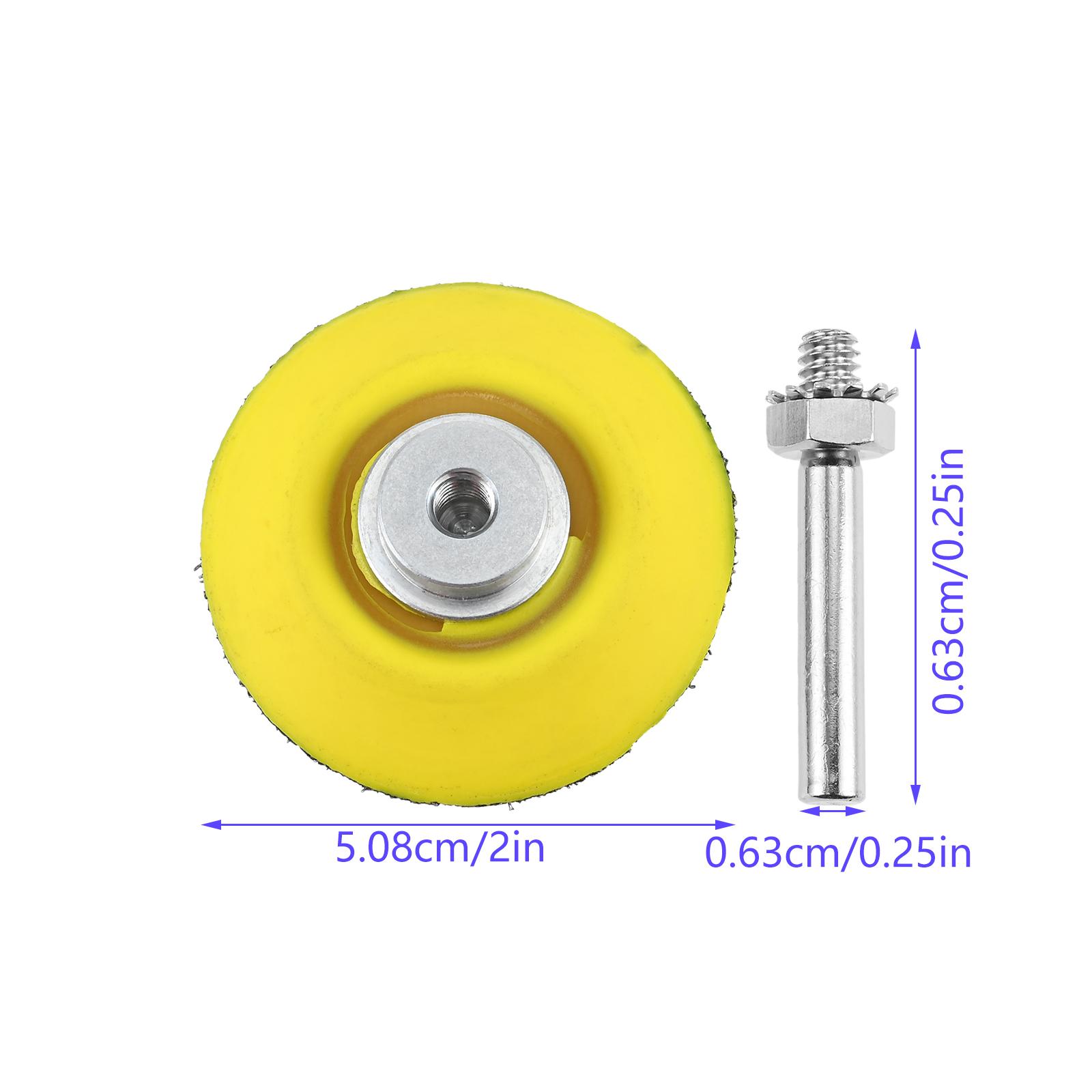 2/3 Inch Hook & Loop Sanding Pad with 1/4 Inch Shank 6.35mm for Universal Rotary Tool Die Grinder Air Grinder Electric Drills
2/3 Inch Hook & Loop Sanding Pad with 1/4 Inch Shank 6.35mm for Universal Rotary Tool Die Grinder Air Grinder Electric Drills