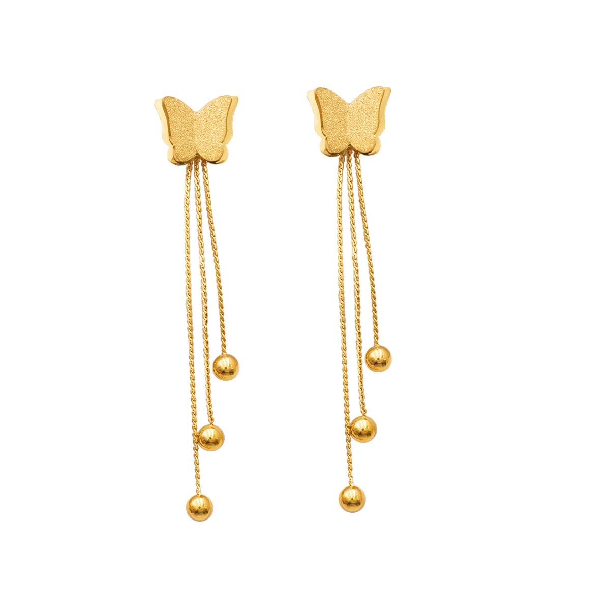 Korean Tassel Butterfly Stud Earrings Stainless Steel Elegant Cute Women s Earrings Metal Chain Fashion Party Zircon Gift
Korean Tassel Butterfly Stud Earrings Stainless Steel Elegant Cute Women s Earrings Metal Chain Fashion Party Zircon Gift