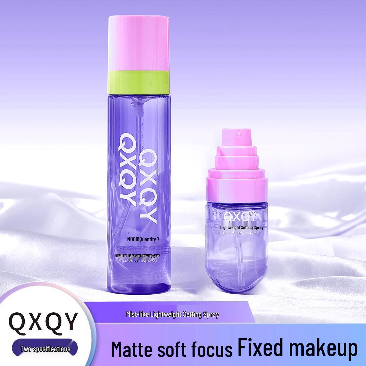 QXQY Lightweight Mist Setting Spray: Waterproof, Sweatproof, Non-Transfer, Moisturizing for Dry & Oily Skin, Portable. Small Bottle
QXQY Lightweight Mist Setting Spray: Waterproof, Sweatproof, Non-Transfer, Moisturizing for Dry & Oily Skin, Portable. Small Bottle
