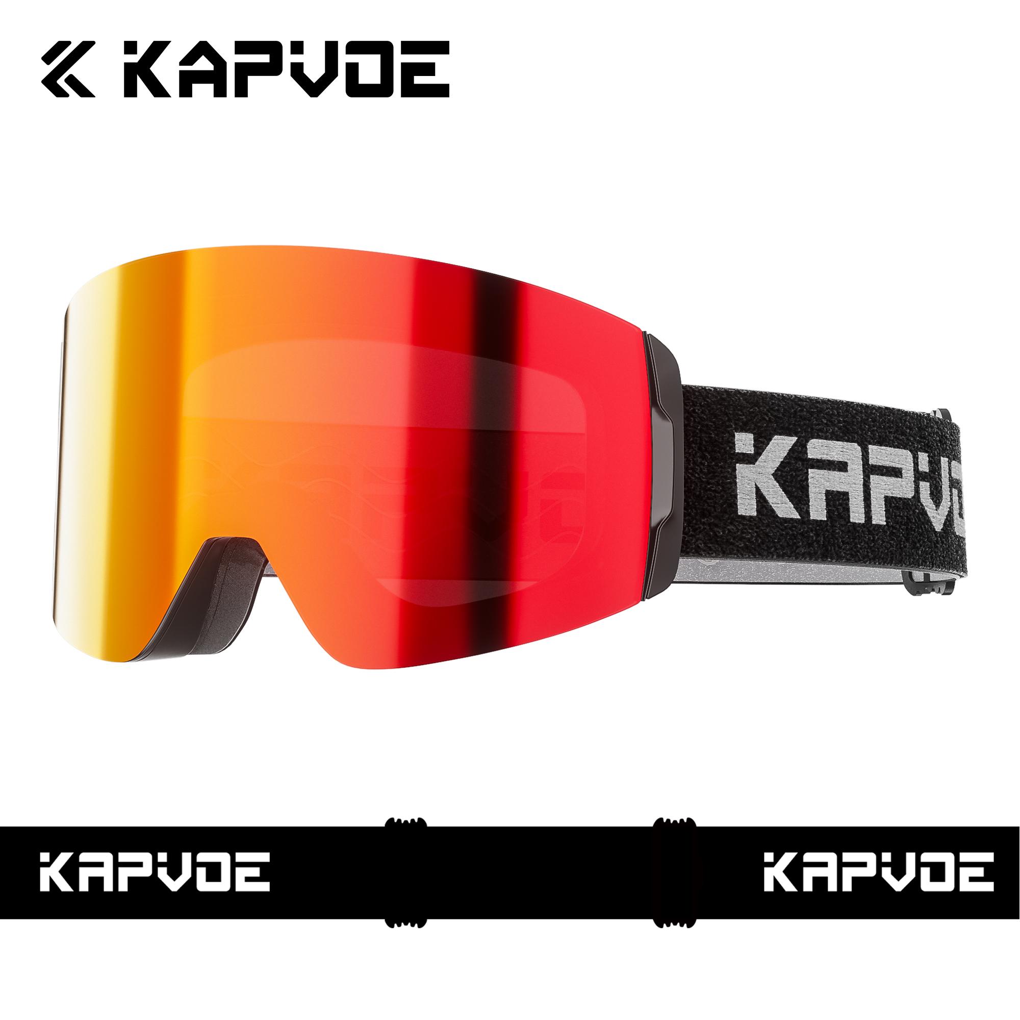 Kapvoe Snow Goggles Ski Magnetic Anti-Fog Lenses UV400 Protection Men Women UV400 Ski Goggles Sports Photochromic Hiking Eyewear Goggles Only
Kapvoe Snow Goggles Ski Magnetic Anti-Fog Lenses UV400 Protection Men Women UV400 Ski Goggles Sports Photochromic Hiking Eyewear Goggles Only