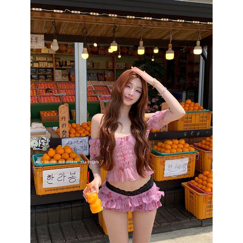 N13 Syxatn/French Sweet and Chic Floral Top 2026 Spring and Summer Floral Culottes Holiday Style Suit for Women Short Culottes S
N13 Syxatn/French Sweet and Chic Floral Top 2026 Spring and Summer Floral Culottes Holiday Style Suit for Women Short Culottes S