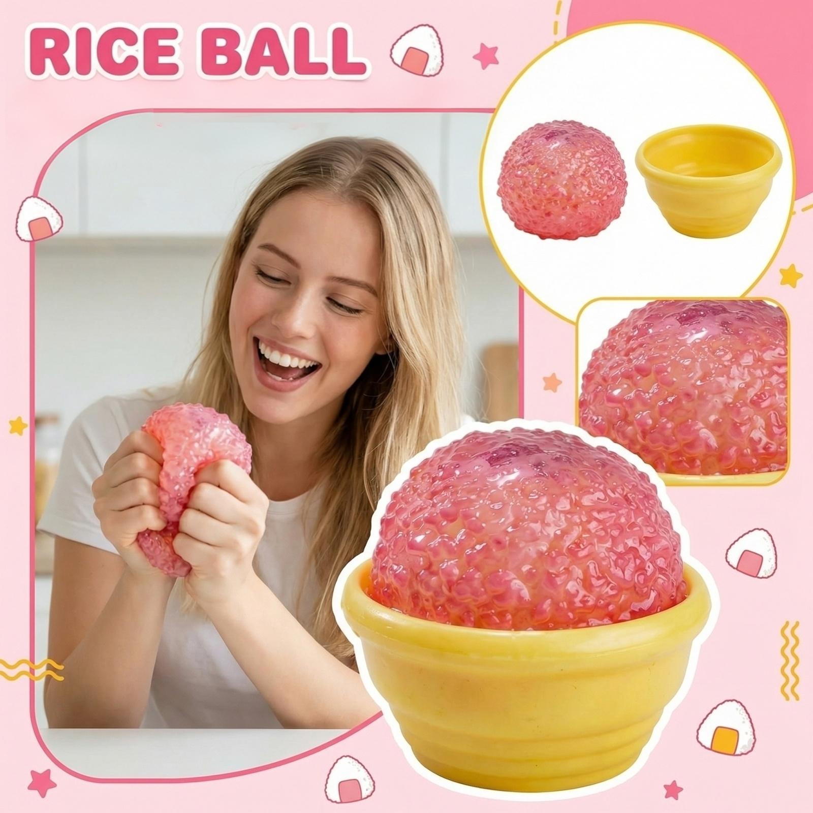 Rice Ball Sensory Toy Stress-Relief Toy One Size
Rice Ball Sensory Toy Stress-Relief Toy One Size