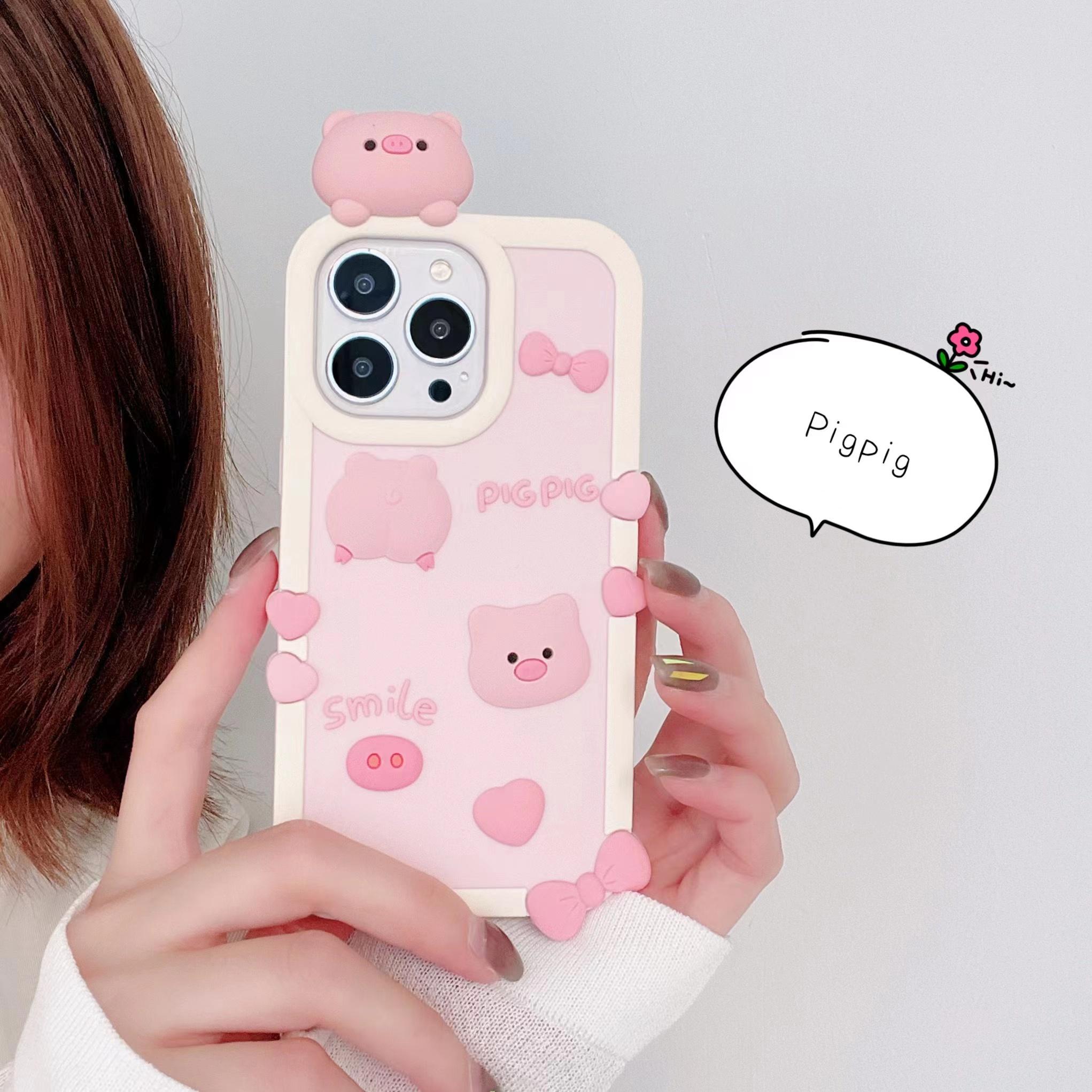 For iPhone 16 Pro Max Silicone Case Cute 3D Pig Design Shockproof Phone Back Cover As Shown A
For iPhone 16 Pro Max Silicone Case Cute 3D Pig Design Shockproof Phone Back Cover As Shown A