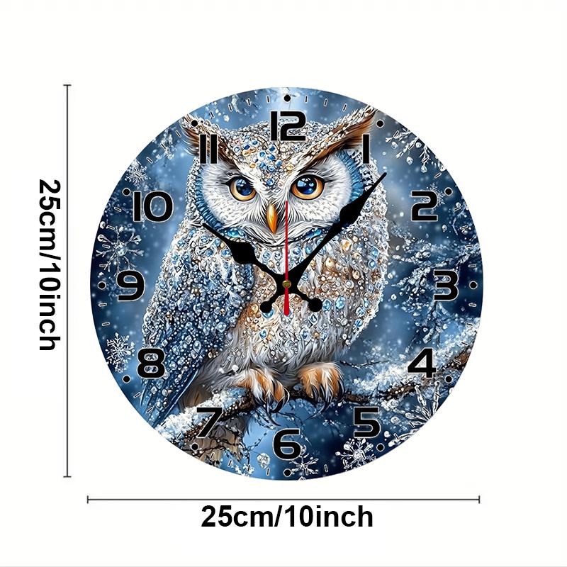 Snowy Owl Wooden Round Silent Hanging Wall Clock, Suitable For Living Room, Office, Study Room, Bedroom, Home Decoration (as the picture,10 inch)
Snowy Owl Wooden Round Silent Hanging Wall Clock, Suitable For Living Room, Office, Study Room, Bedroom, Home Decoration (as the picture,10 inch)