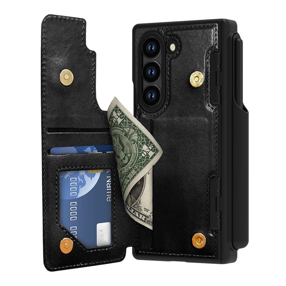 For Samsung Galaxy Z Fold6 5G Case Full Protection PU+PC Phone Cover with Front Film Card Holder Dark Purple
For Samsung Galaxy Z Fold6 5G Case Full Protection PU+PC Phone Cover with Front Film Card Holder Dark Purple