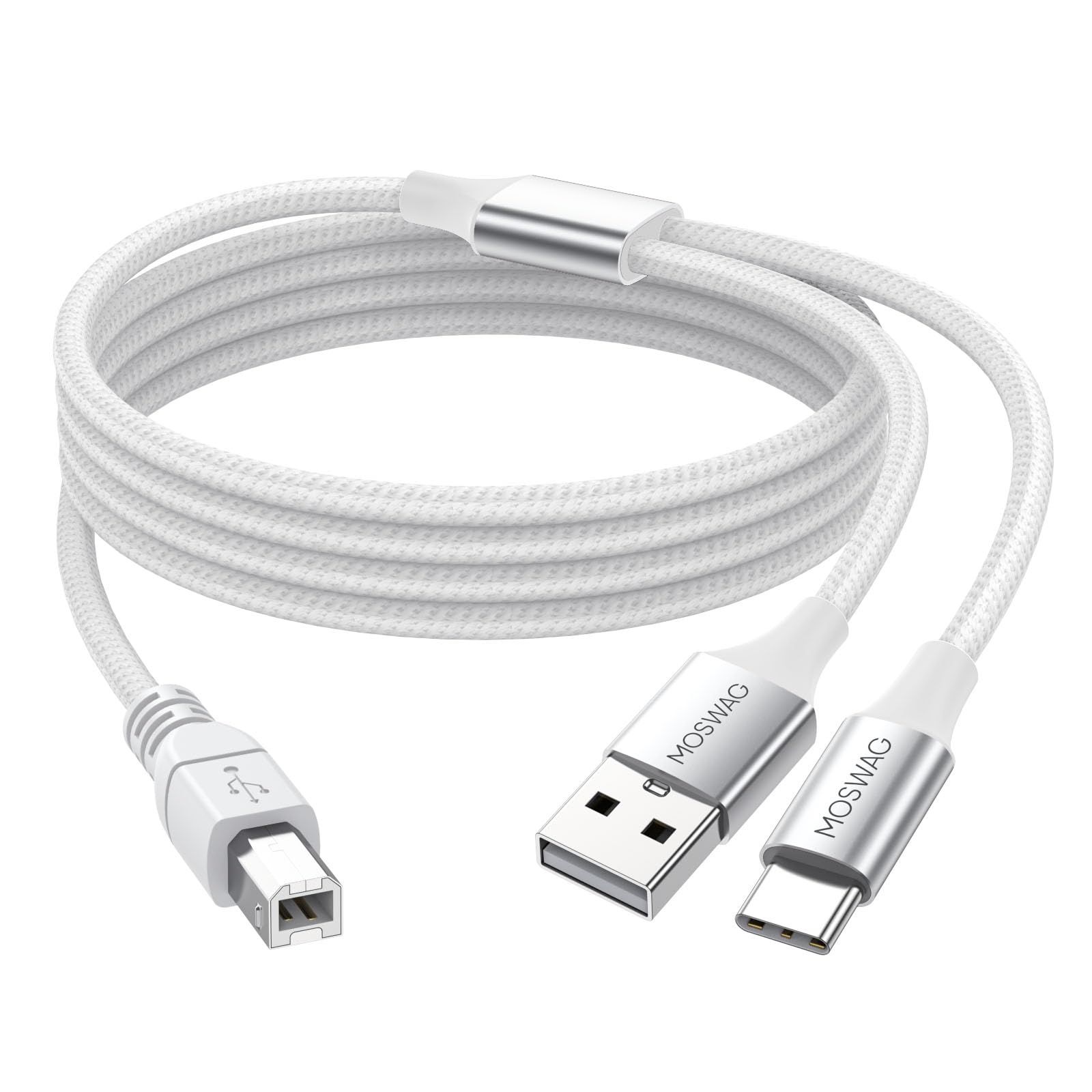 MOSWAG 2 in 1 USB Printer Cable USB C to MIDI Cable Printer USB MIDI Cable USB C to USB B MIDI Compatible Musical Siren USB 32.8FT/10M Cable, Cable,
MOSWAG 2 in 1 USB Printer Cable USB C to MIDI Cable Printer USB MIDI Cable USB C to USB B MIDI Compatible Musical Siren USB 32.8FT/10M Cable, Cable,