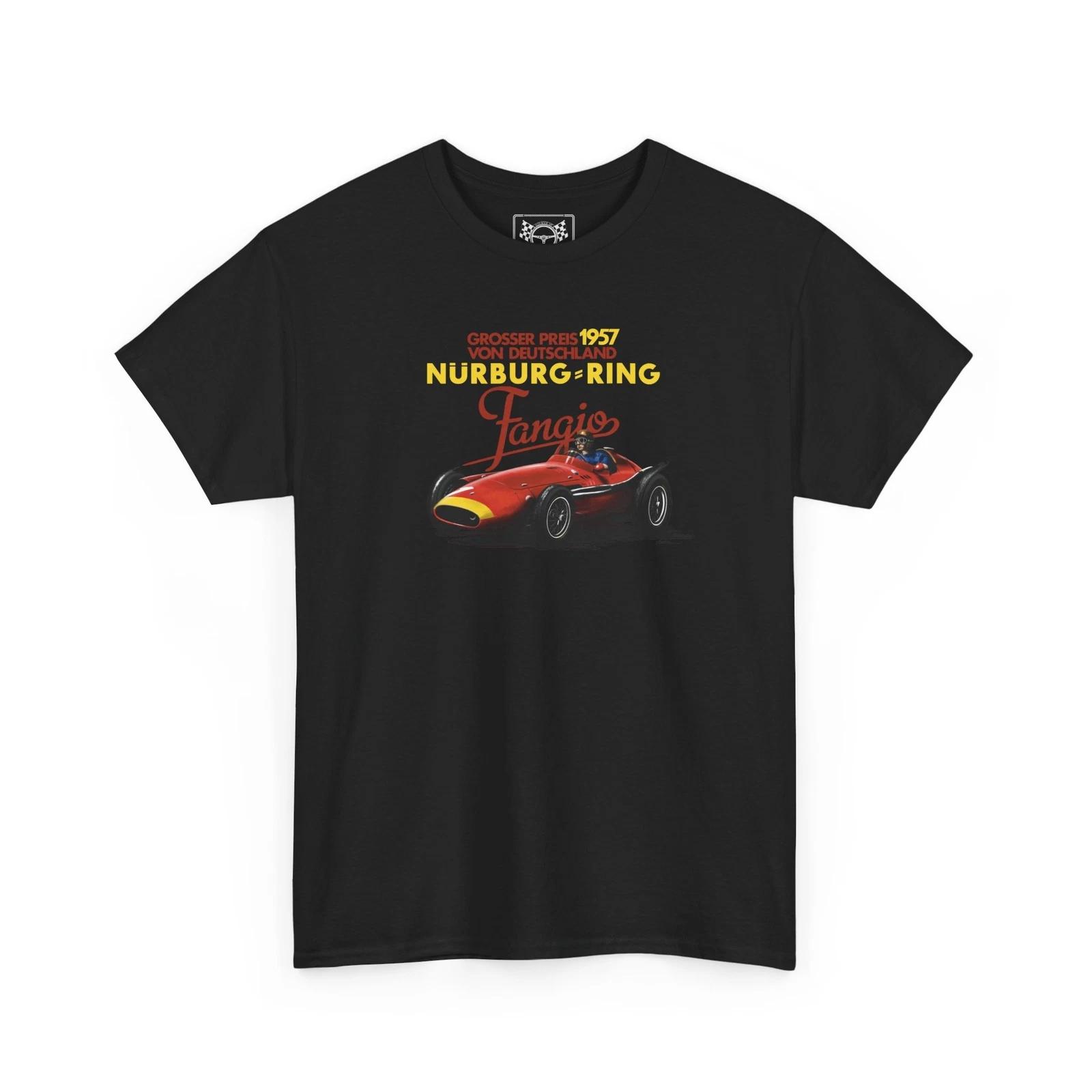 Juan Manuel Fangio T-Shirt - Nurburgring Formula Racing Tee - Race Fans Gift S
Juan Manuel Fangio T-Shirt - Nurburgring Formula Racing Tee - Race Fans Gift S