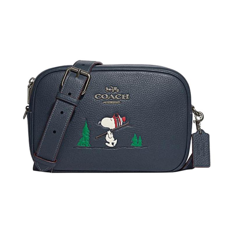 COACH crossbody bag Peanuts Snoopy collaboration Jamie 25 ski print detachable shoulder strap pebbled leather and cowhide leather camera shoulder синій
COACH crossbody bag Peanuts Snoopy collaboration Jamie 25 ski print detachable shoulder strap pebbled leather and cowhide leather camera shoulder синій