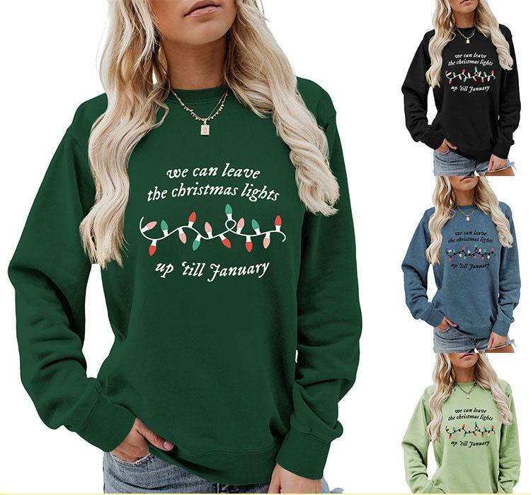 Spring and Autumn Ladies Fashion Printed Casual Long Sleeve Sweater XS темно-зелений колір
Spring and Autumn Ladies Fashion Printed Casual Long Sleeve Sweater XS темно-зелений колір