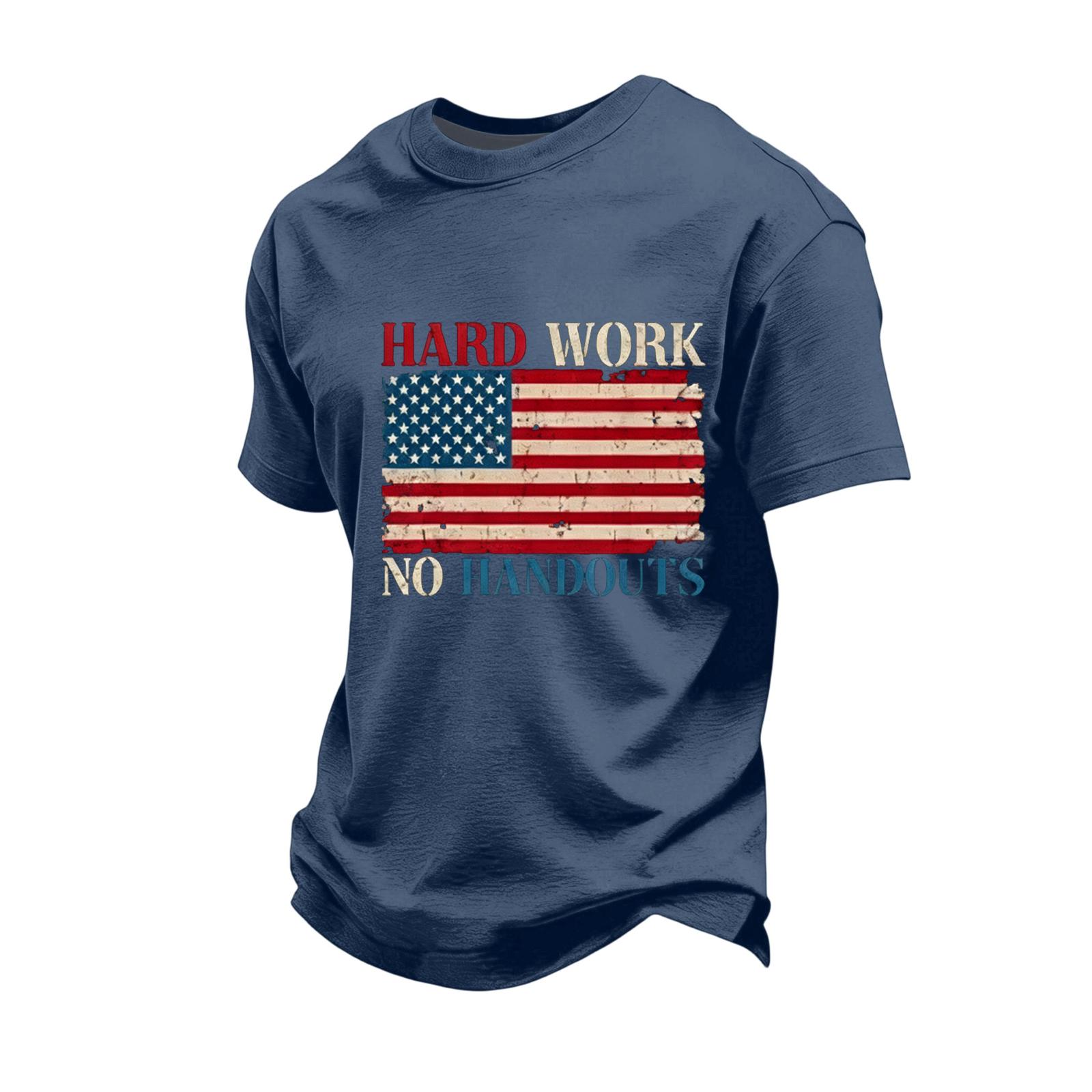 Men s Casual Loose Fit Short Sleeve T Shirt Labor Day Printed Graphic Tee Comfortable Cotton Blend Crew Neck Top L тёмно-синий
Men s Casual Loose Fit Short Sleeve T Shirt Labor Day Printed Graphic Tee Comfortable Cotton Blend Crew Neck Top L тёмно-синий
