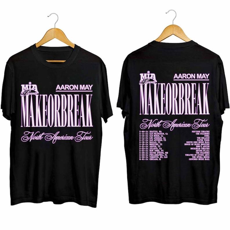 300GSM Heavy Cotton T-Shirt Aaron May - Makeorbreak Tour Shirt Aaron May Fan Shirt Aaron May Concert Shirt Makeorbreak Concert Shirt
300GSM Heavy Cotton T-Shirt Aaron May - Makeorbreak Tour Shirt Aaron May Fan Shirt Aaron May Concert Shirt Makeorbreak Concert Shirt