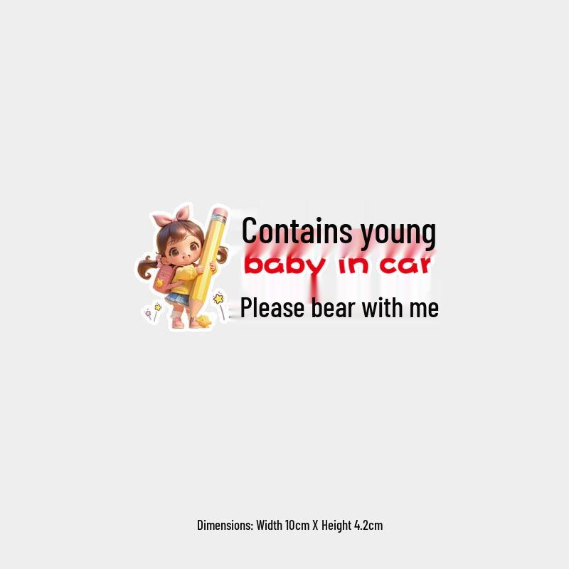 Cute Cubs On Board: Reflective Car Window Sticker Reminder
Cute Cubs On Board: Reflective Car Window Sticker Reminder