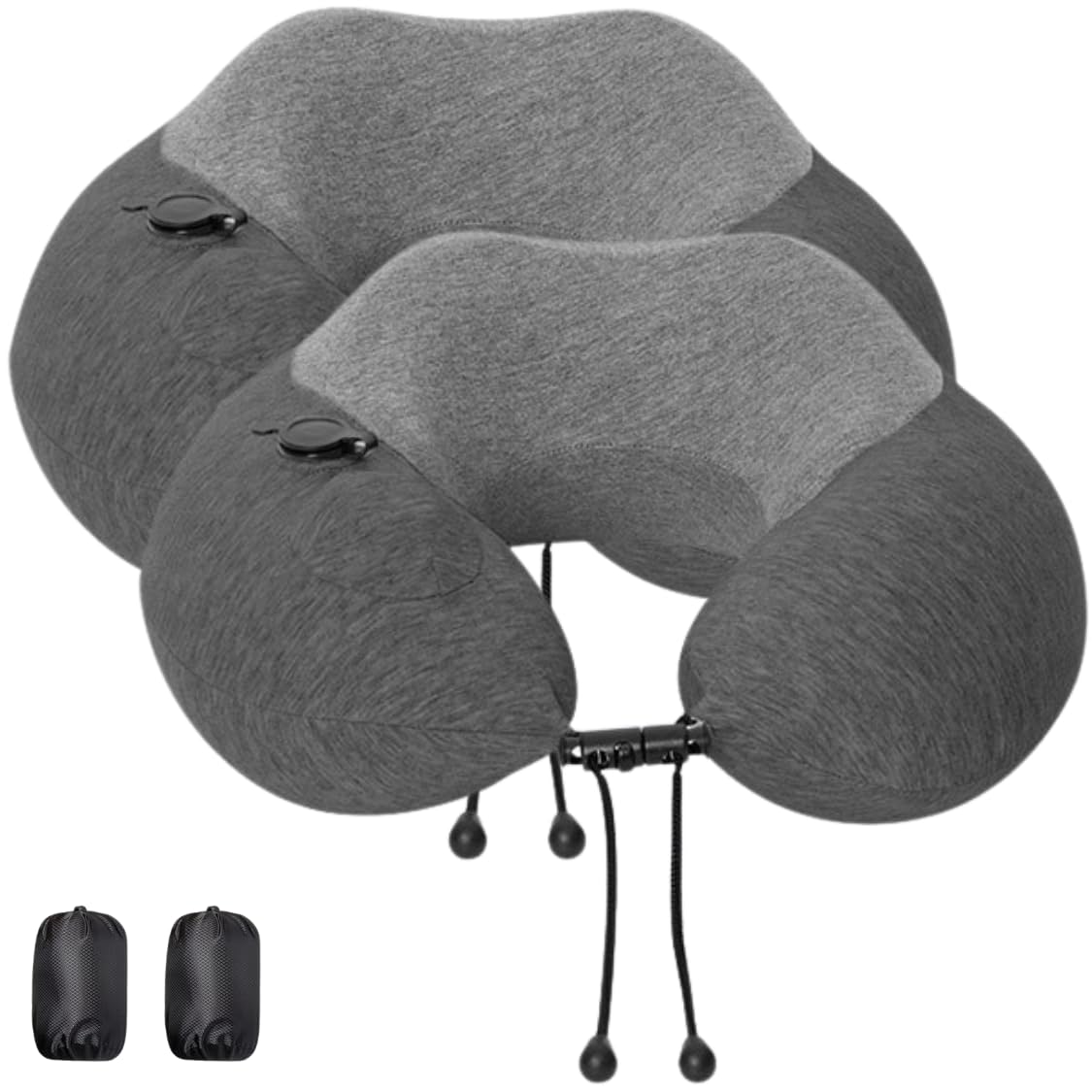 adelphos PL3DX Portable Airplane Neck Pillow with Memory Foam Pump (Pack of 2)
adelphos PL3DX Portable Airplane Neck Pillow with Memory Foam Pump (Pack of 2)