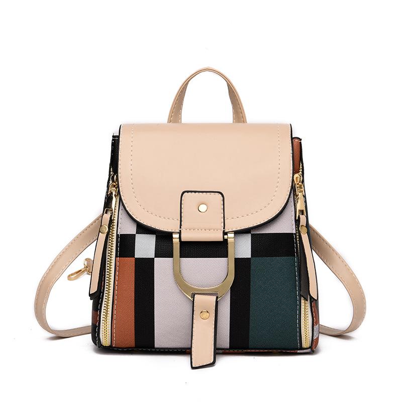 Fashion Small Pu Leather Backpack Shoulder Bags For Women Retro Plaid School Knapsack Travel Rucksack Shopping Bag 17 Inches
Fashion Small Pu Leather Backpack Shoulder Bags For Women Retro Plaid School Knapsack Travel Rucksack Shopping Bag 17 Inches