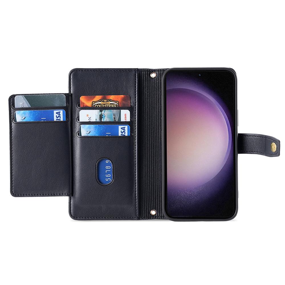 For Samsung Galaxy A15 4G/A15 5G Magnetic Phone Case Zipper Pocket 6 Card Holders Cover Black
For Samsung Galaxy A15 4G/A15 5G Magnetic Phone Case Zipper Pocket 6 Card Holders Cover Black