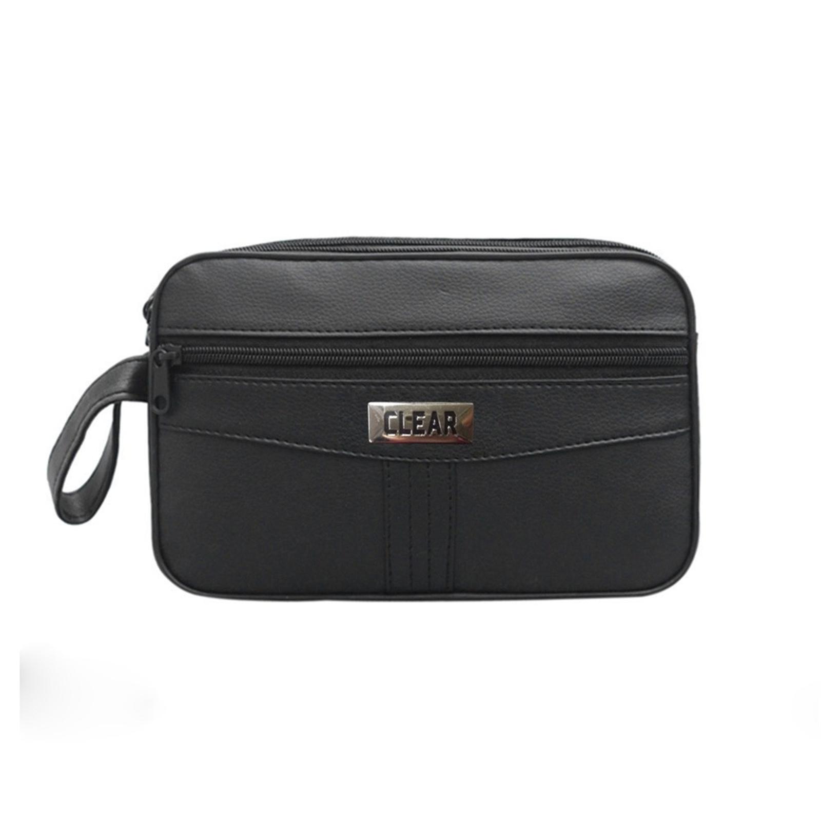 Men Casual Multifunction Handbag Casual Tote Zipper Bag Purse Card Bag One Size чорний
Men Casual Multifunction Handbag Casual Tote Zipper Bag Purse Card Bag One Size чорний