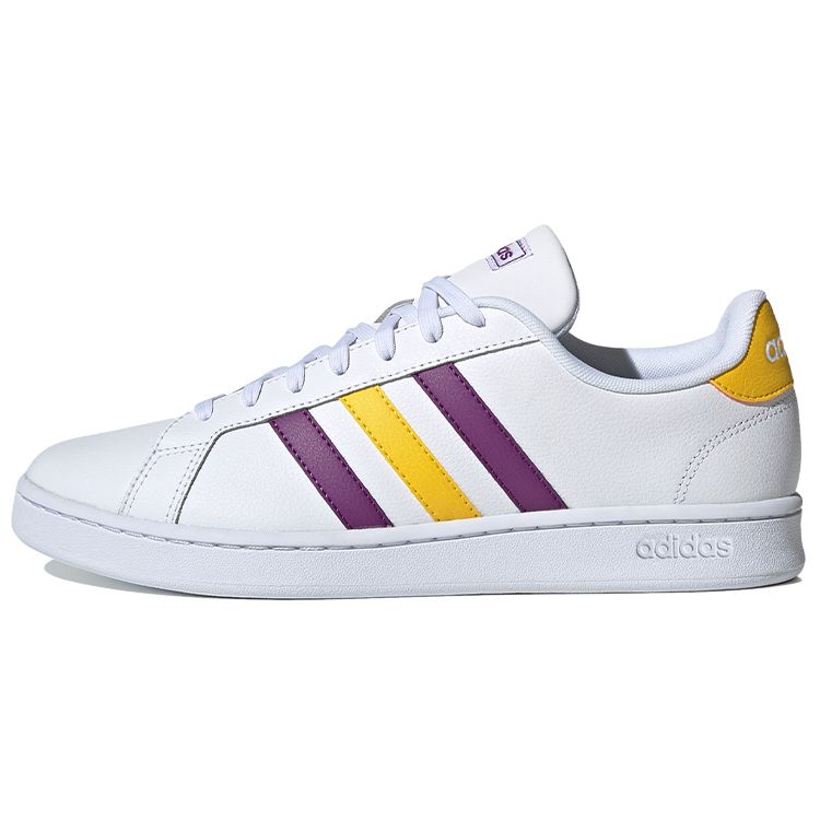 Adidas Grand Court Бело-фиолетово-желтые кроссовки унисекс FW5907
Adidas Grand Court Бело-фиолетово-желтые кроссовки унисекс FW5907