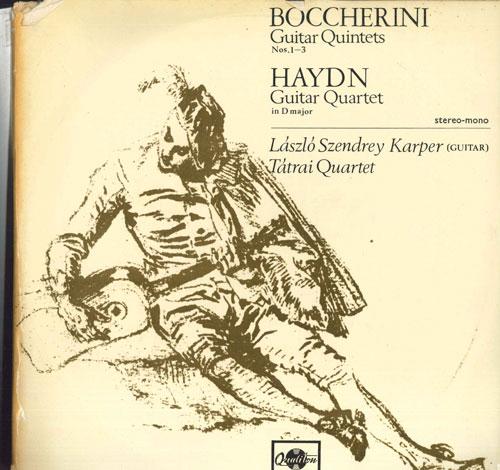 LP Record LASZLO SZENDREY KARPER TATRAI QUAR Boccherini Guitar Quintets And Hayd SLPX1134445 QUALITON Hungary Classical Used
LP Record LASZLO SZENDREY KARPER TATRAI QUAR Boccherini Guitar Quintets And Hayd SLPX1134445 QUALITON Hungary Classical Used