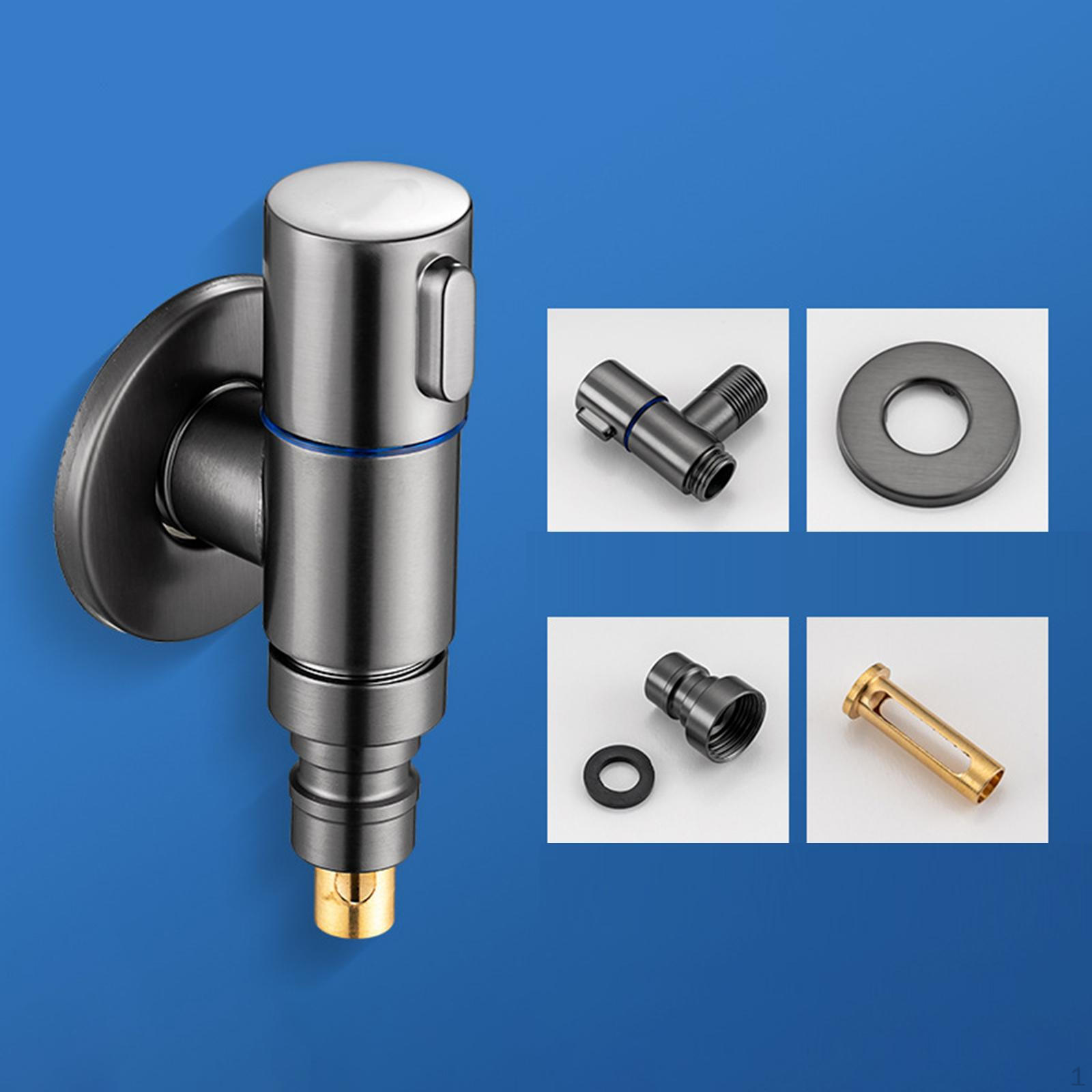 Кран из нержавеющей стали для стиральной машины с простой установкой
Кран из нержавеющей стали для стиральной машины с простой установкой