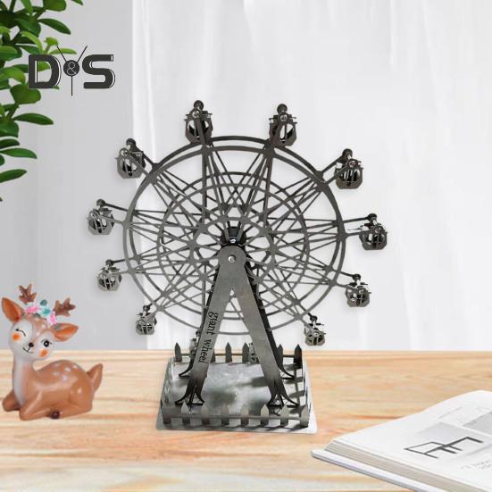 Metal Ferris Wheel Desktop Decoration Vintage Rotary Sky Wheel Model Statue Home Office Bookshelf Ornament Birthday Christmas Gift A
Metal Ferris Wheel Desktop Decoration Vintage Rotary Sky Wheel Model Statue Home Office Bookshelf Ornament Birthday Christmas Gift A