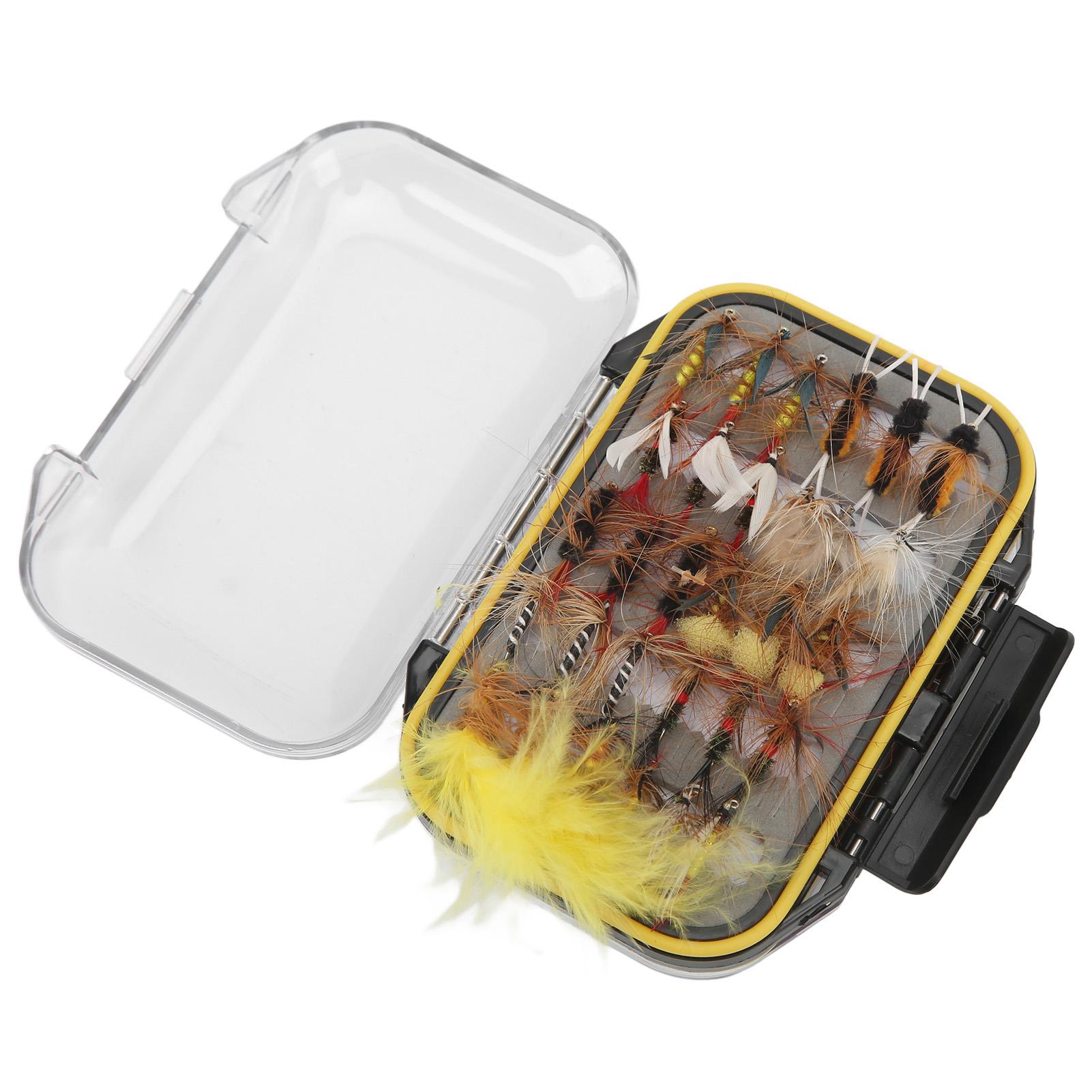 60PCS Fly Fishing Lure Colorful Simulation Insect Bait Tackle Kit with Transparent Box
60PCS Fly Fishing Lure Colorful Simulation Insect Bait Tackle Kit with Transparent Box
