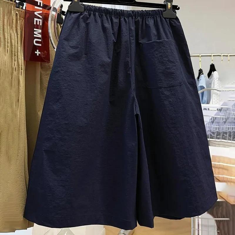 Shorts Pants Women Summer Solid Color Vintage Loose Large Size Casual Wide Leg Pants Shorts XXXXL темно-синього кольору
Shorts Pants Women Summer Solid Color Vintage Loose Large Size Casual Wide Leg Pants Shorts XXXXL темно-синього кольору