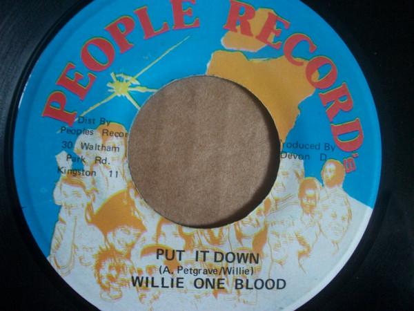 7inch Record WILLI ONE BLOOD - Put It Down NONE People Record s Jamaica Reggae, Ska & Dub Used
7inch Record WILLI ONE BLOOD - Put It Down NONE People Record s Jamaica Reggae, Ska & Dub Used
