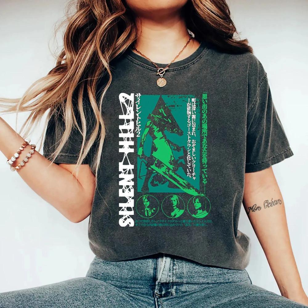 Silent Hill 2 Shirt Pyramid Head Graphic Tee Vintage Horror Gamer Comfort Colors Tee Clothing Short Sleeve Unisex Women AllSeason 4XL
Silent Hill 2 Shirt Pyramid Head Graphic Tee Vintage Horror Gamer Comfort Colors Tee Clothing Short Sleeve Unisex Women AllSeason 4XL