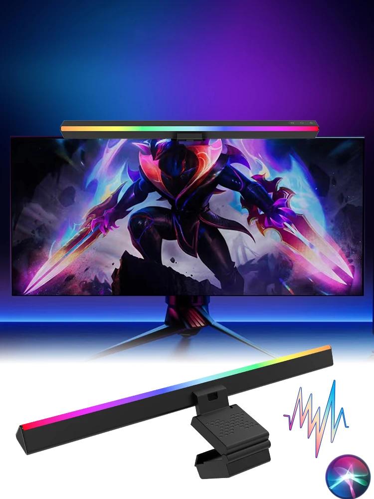 Светодиодная настольная лампа Подсветка экрана Компьютерная подсветка Защита глаз Подвесной светильник для экрана USB-лампа Настольная лампа Светодиодная подсветка монитора Чтение