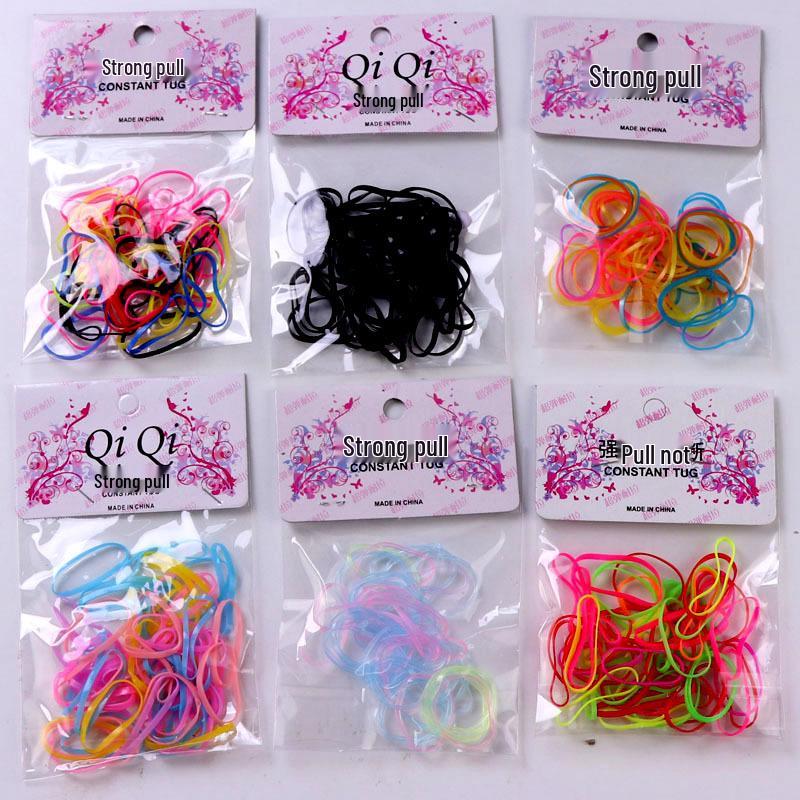 Korean Children s Rainbow Hair Ties and Clips Set - Disposable Rubber Bands and Hair Accessories
Korean Children s Rainbow Hair Ties and Clips Set - Disposable Rubber Bands and Hair Accessories