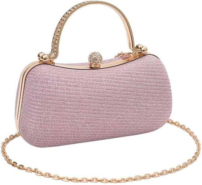 Rhinestone Evening Clutch Purse for Women Sparkling Sequin Handbag with Detachable Chain, Elegant Wedding Party Prom Clutch Bag рожевий
Rhinestone Evening Clutch Purse for Women Sparkling Sequin Handbag with Detachable Chain, Elegant Wedding Party Prom Clutch Bag рожевий