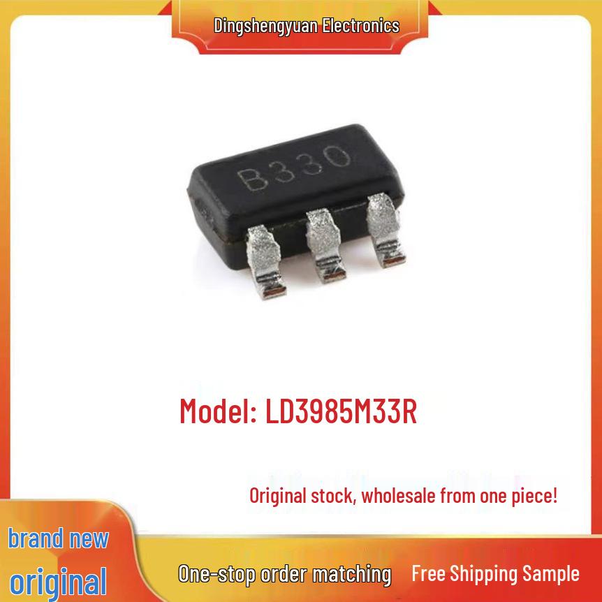 LD3985M33R Silk Screen B330 Linear Regulator IC SOT23-5, Directly Photographed
LD3985M33R Silk Screen B330 Linear Regulator IC SOT23-5, Directly Photographed