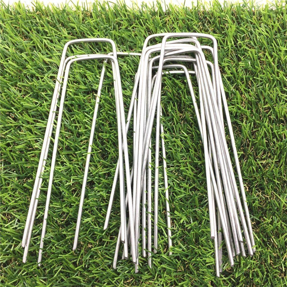 5PC U-type Garden Staples with Pads Metal Fence Tubing Stakes Galvanized Landscape Spikes for Holding Lawns Barrier Ground Nails 4x10cm
5PC U-type Garden Staples with Pads Metal Fence Tubing Stakes Galvanized Landscape Spikes for Holding Lawns Barrier Ground Nails 4x10cm