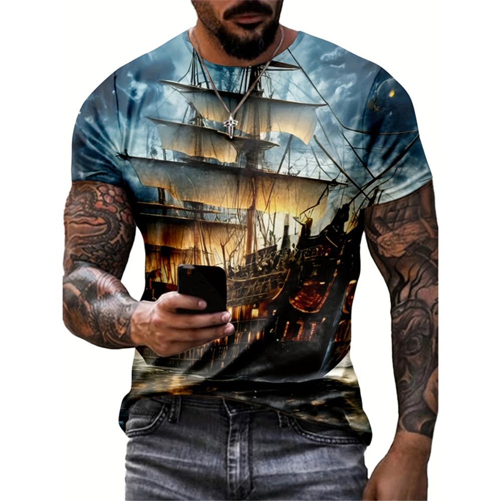 Sailing Ship Graphic T-Shirts Sailboat 3D Print Men Women T Shirt Short Sleeve Oversized Harajuku Y2k Tops Tees Kids Clothing 6XL
Sailing Ship Graphic T-Shirts Sailboat 3D Print Men Women T Shirt Short Sleeve Oversized Harajuku Y2k Tops Tees Kids Clothing 6XL