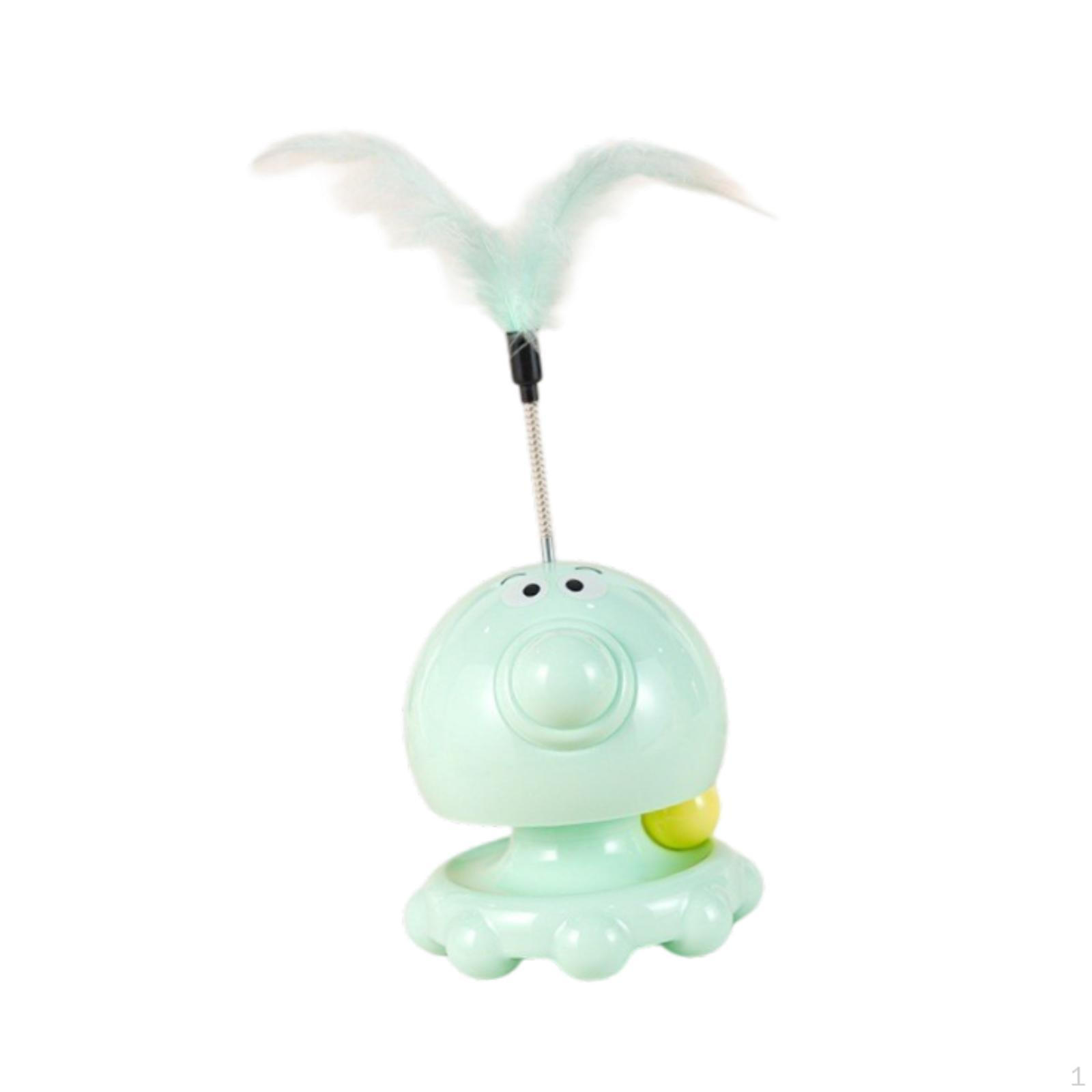 Interactive Cat Toy Teaser Portable for Indoor Cats Funny Pet Exerciser with Feather зелений
Interactive Cat Toy Teaser Portable for Indoor Cats Funny Pet Exerciser with Feather зелений