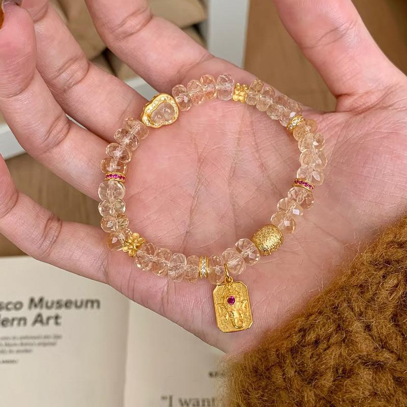 Glass beaded zircon gourd pendant bracelet light luxury temperament versatile bracelet niche fashion high sense jewelry women
Glass beaded zircon gourd pendant bracelet light luxury temperament versatile bracelet niche fashion high sense jewelry women