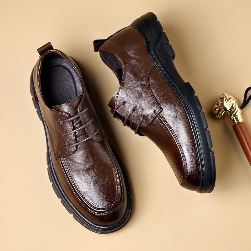 Men s shoes spring new men s breathable and comfortable soft leather casual lace-up leather shoes 2025 38
Men s shoes spring new men s breathable and comfortable soft leather casual lace-up leather shoes 2025 38
