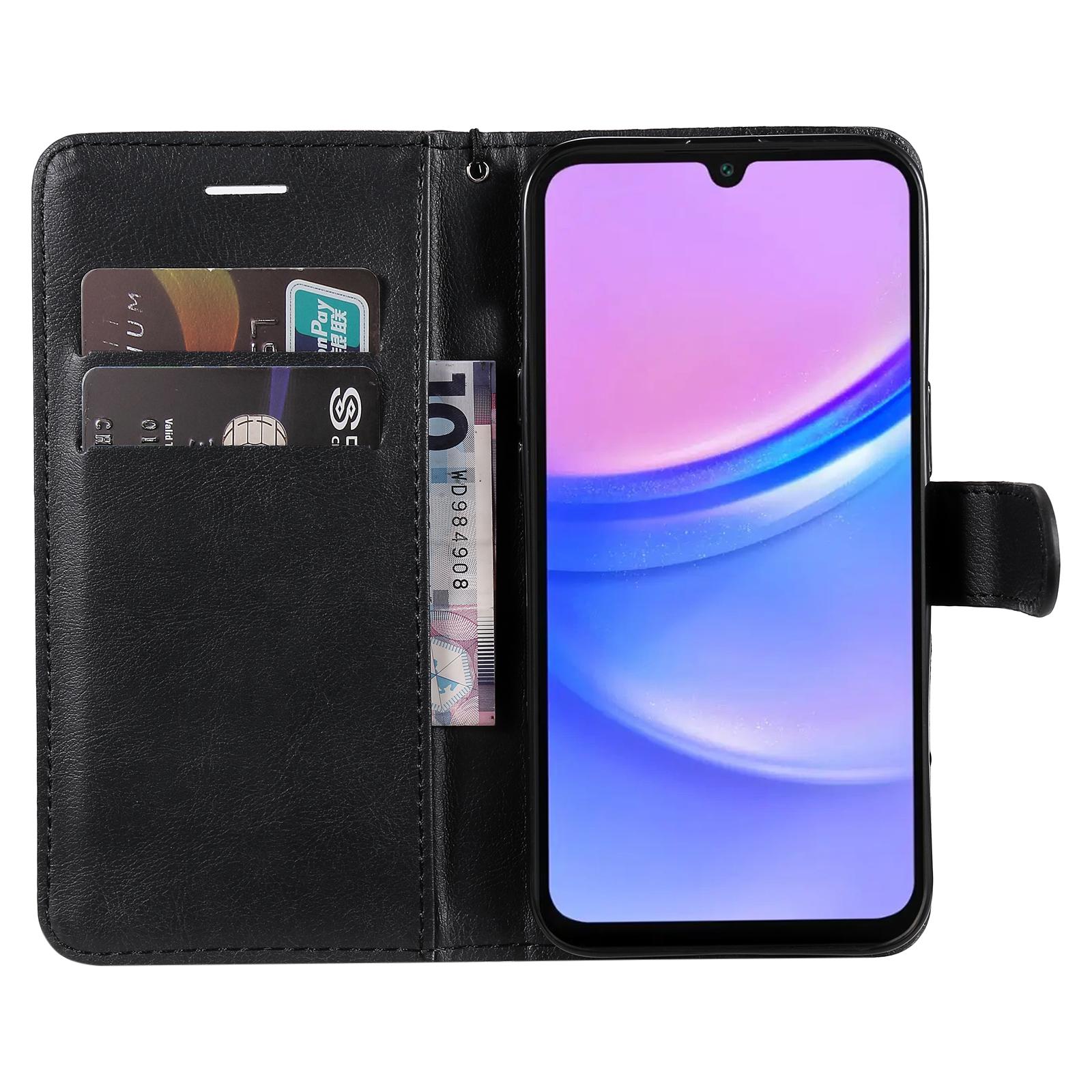 For Samsung Galaxy A17/A26 5G/A16 5G/A16 4G Case Solid Color Leather Mobile Cover Wallet Stand with Strap Black
For Samsung Galaxy A17/A26 5G/A16 5G/A16 4G Case Solid Color Leather Mobile Cover Wallet Stand with Strap Black