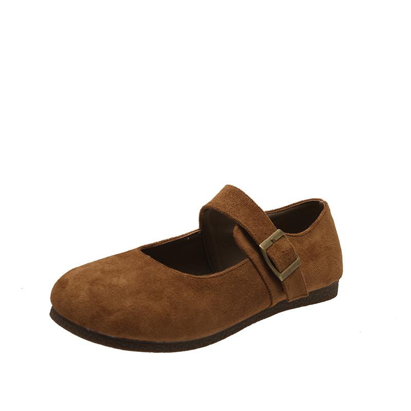 Korean version of retro round head shallow mouth matte single shoes women s summer 2025 new one-word strap flat Mary Jane shoes 40
Korean version of retro round head shallow mouth matte single shoes women s summer 2025 new one-word strap flat Mary Jane shoes 40