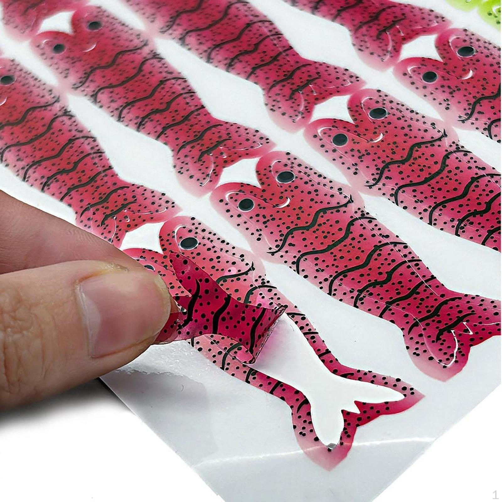 Наклейки на спину для креветок, принадлежности для вязания мушек, материалы для приманки сома и форели 5.3cmx1.2cm
Наклейки на спину для креветок, принадлежности для вязания мушек, материалы для приманки сома и форели 5.3cmx1.2cm