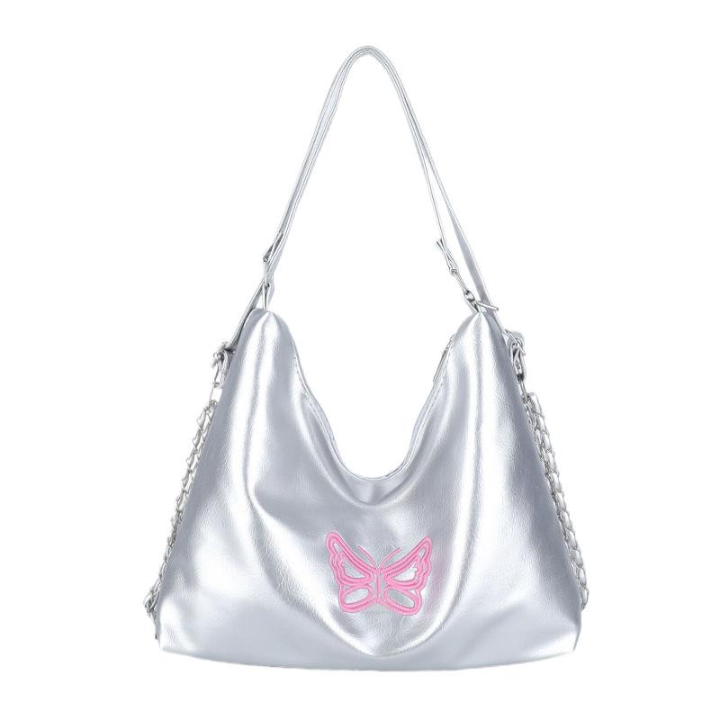 Soft leather fashion simple temperament shoulder bag women s new commuter backpack armpit bag women s foreign style dumpling bag tide срібний
Soft leather fashion simple temperament shoulder bag women s new commuter backpack armpit bag women s foreign style dumpling bag tide срібний