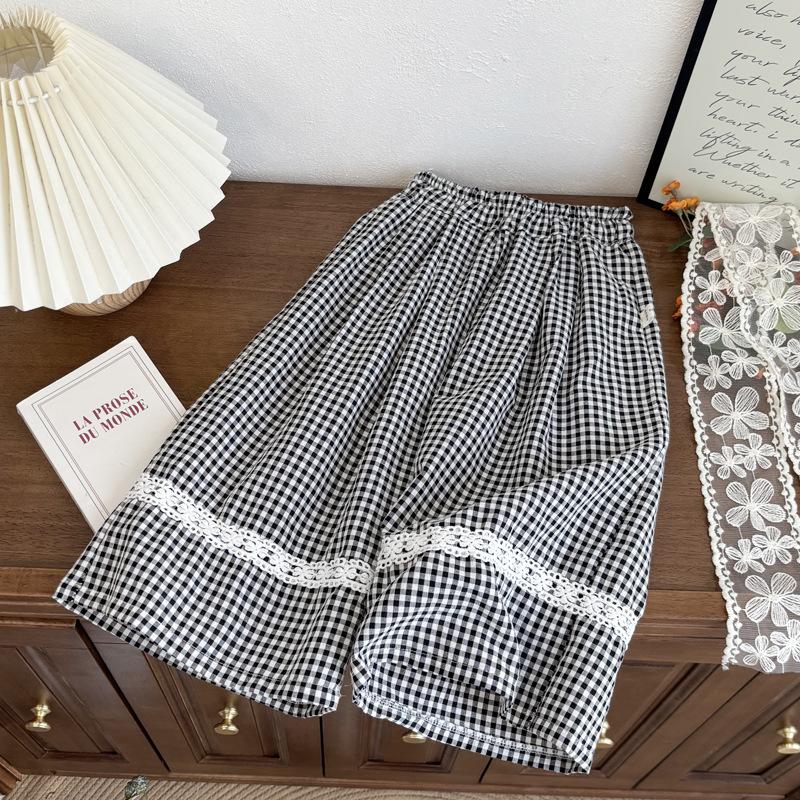 Летняя одежда для девочек Тонкие брюки с широкими штанинами Клетчатые брюки Брюки с защитой от комаров Детские летние брюки Детская одежда 140
Летняя одежда для девочек Тонкие брюки с широкими штанинами Клетчатые брюки Брюки с защитой от комаров Детские летние брюки Детская одежда 140