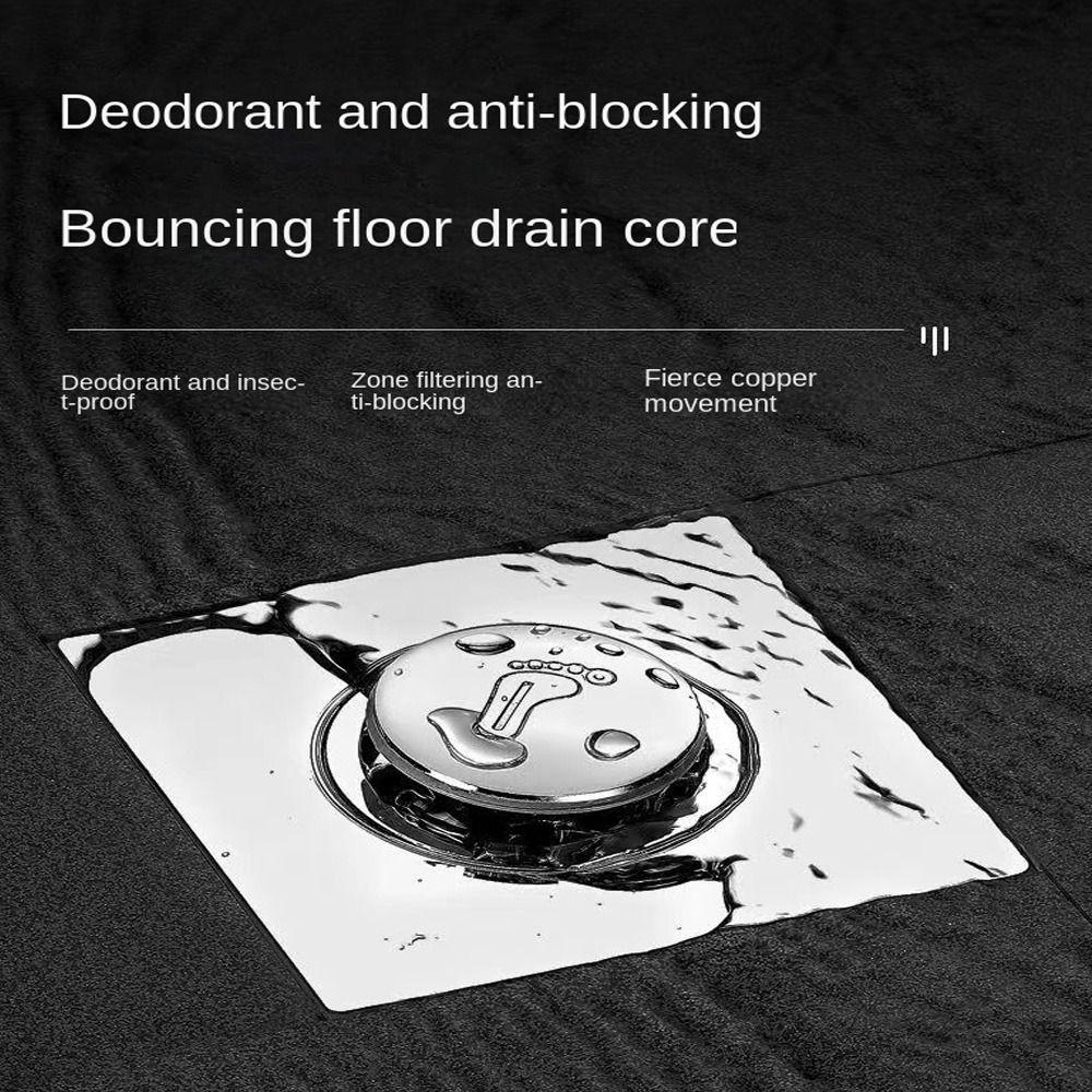 Pop Up Bounce Press-Type Floor Drain Pedal Type Drain Filter Durable Sewer Floor Strainer срібний
Pop Up Bounce Press-Type Floor Drain Pedal Type Drain Filter Durable Sewer Floor Strainer срібний