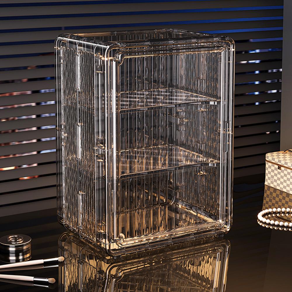 Прозрачный косметический бокс Спальня Общежитие Настольный Пылезащитный Большая вместимость Бытовой Органайзер Легкая Роскошь Полка для туалетного столика коричневый
Прозрачный косметический бокс Спальня Общежитие Настольный Пылезащитный Большая вместимость Бытовой Органайзер Легкая Роскошь Полка для туалетного столика коричневый