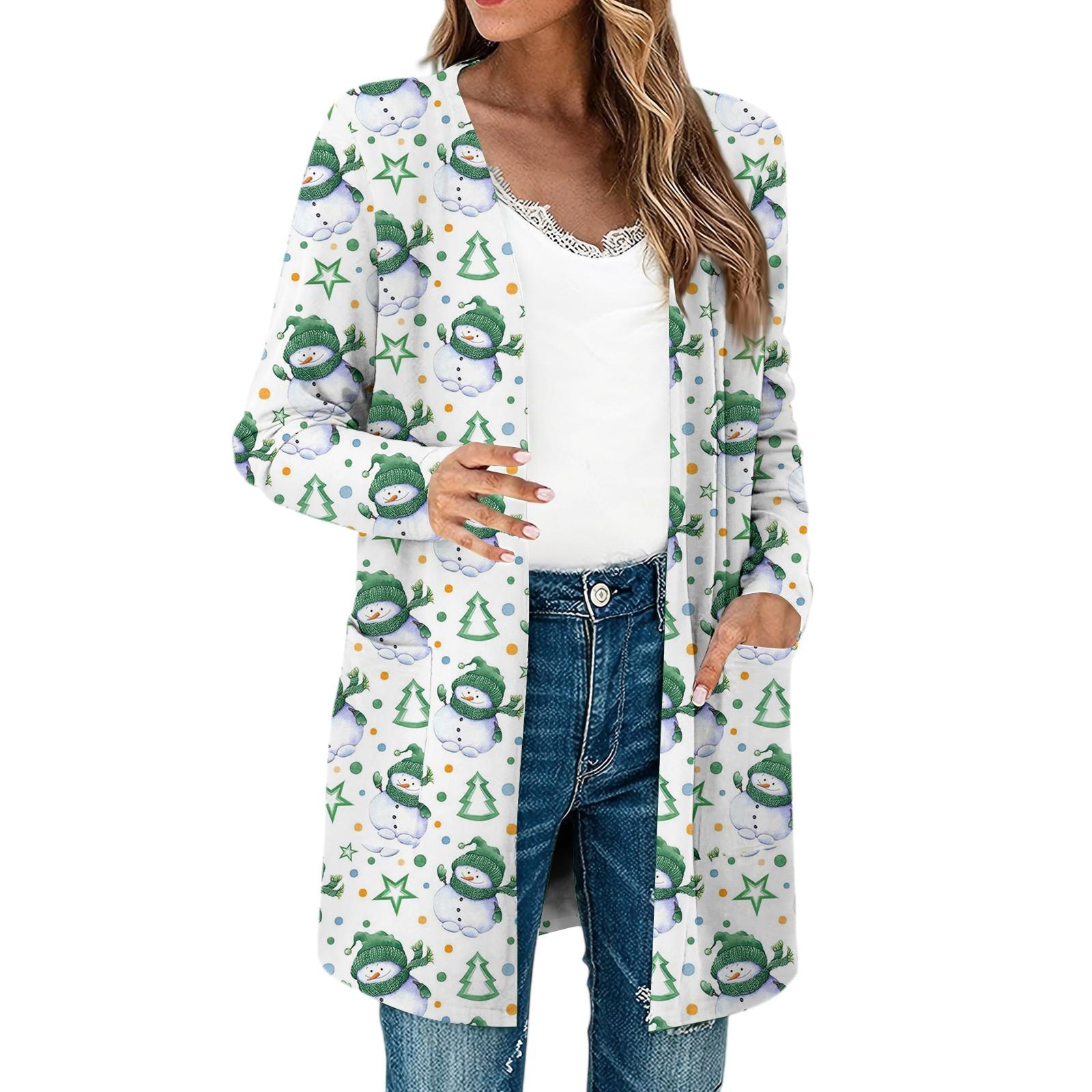 Женские легкие кардиганы с длинным рукавом и открытой передней частью, легкое винтажное пальто с длинным рукавом и принтом, с карманами XL белый
Женские легкие кардиганы с длинным рукавом и открытой передней частью, легкое винтажное пальто с длинным рукавом и принтом, с карманами XL белый