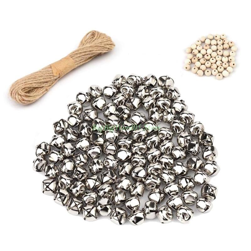 24TE 150Pcs Christmas Bells Beads Set with Rope, 1Inch Craft Bells for Christmas Decorations, Jewelry Making CN
24TE 150Pcs Christmas Bells Beads Set with Rope, 1Inch Craft Bells for Christmas Decorations, Jewelry Making CN