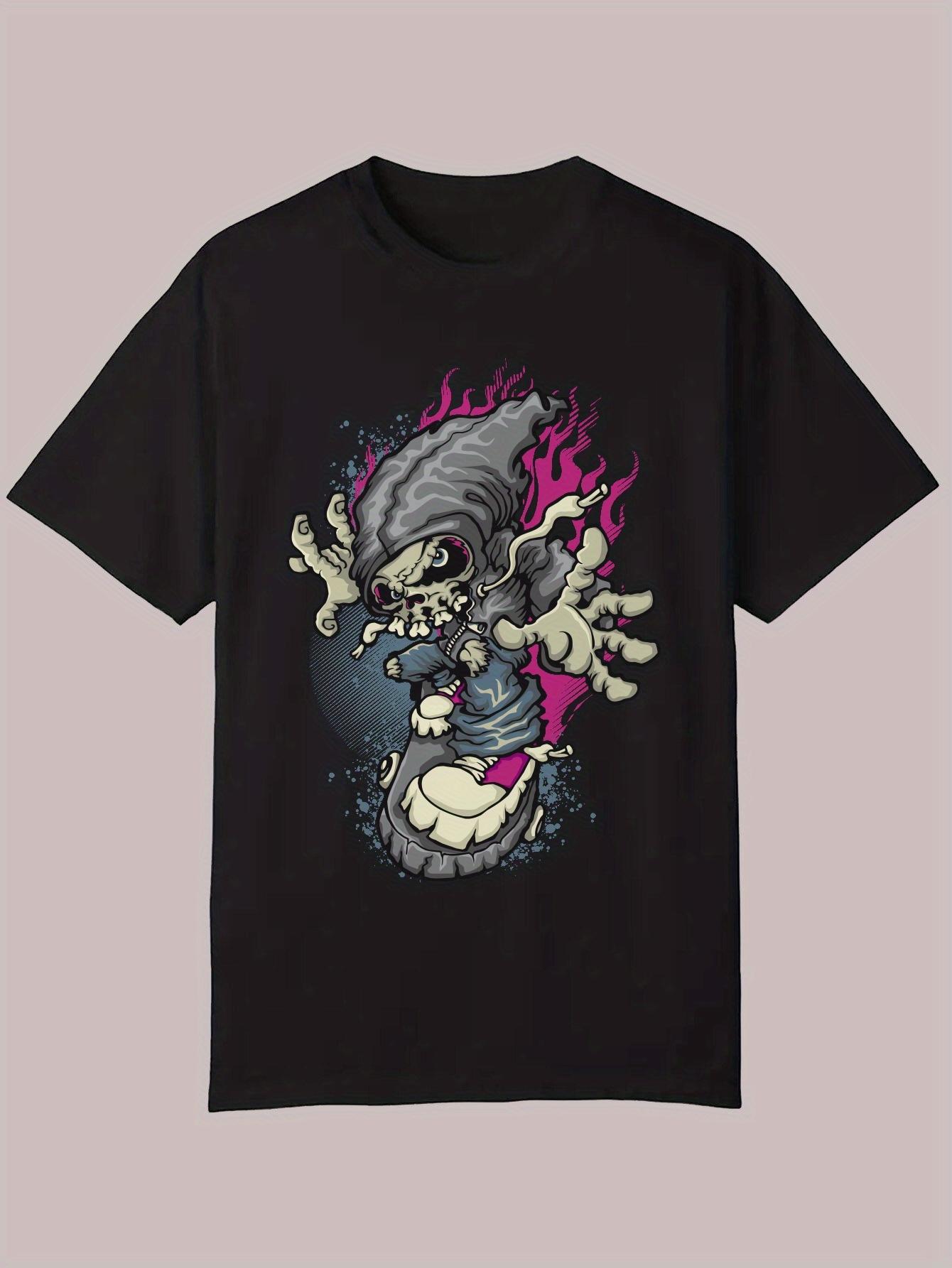 Graphic Portrait Print Casual T-shirt - Black Summer Short Sleeve Round Neck XXXL
Graphic Portrait Print Casual T-shirt - Black Summer Short Sleeve Round Neck XXXL