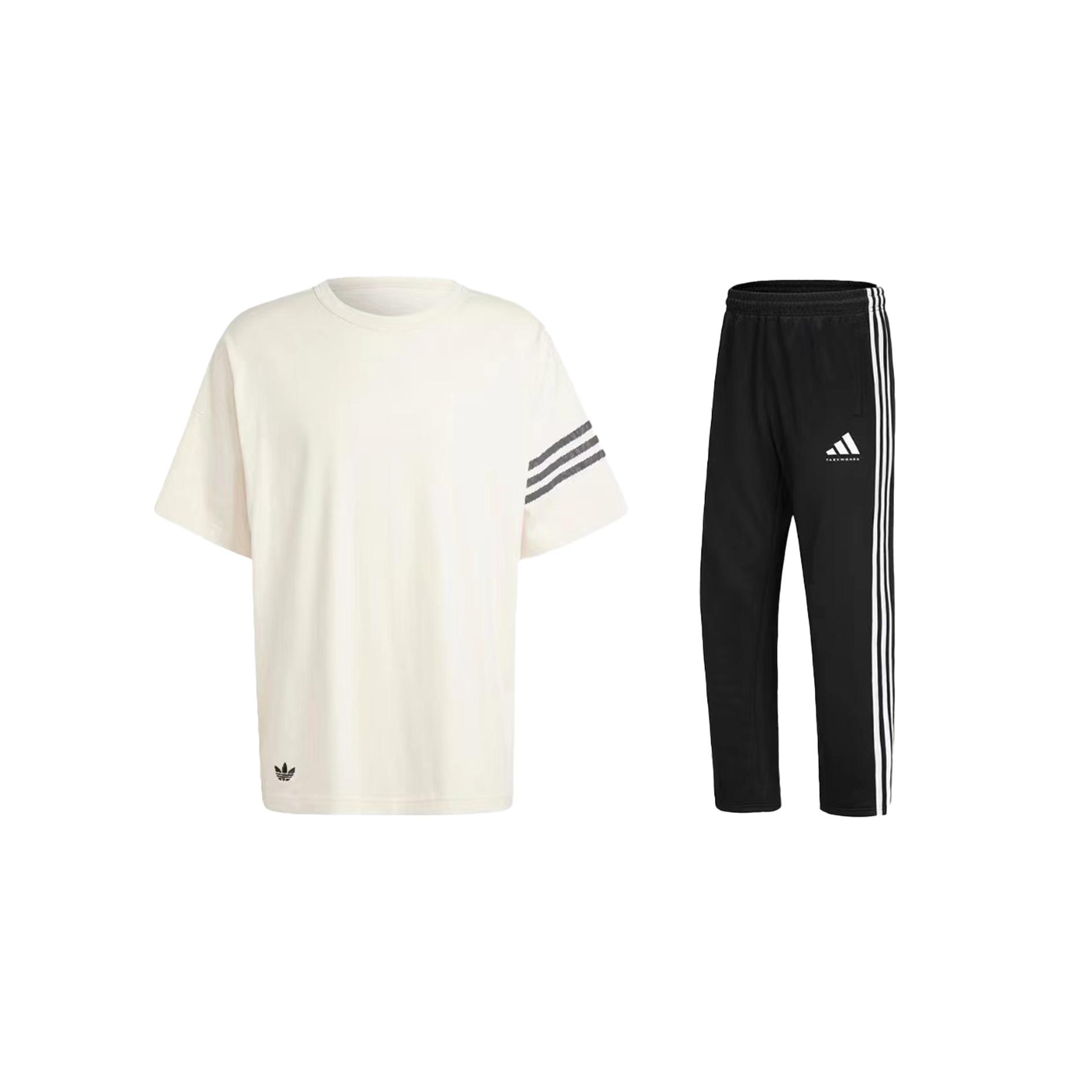 Adidas Simple Striped Crew Neck Short Sleeve Comfortable Outdoor Mid Belt Long Брюки Casual Sports Set Unisex Sets IV5354+IV7603 S
Adidas Simple Striped Crew Neck Short Sleeve Comfortable Outdoor Mid Belt Long Брюки Casual Sports Set Unisex Sets IV5354+IV7603 S