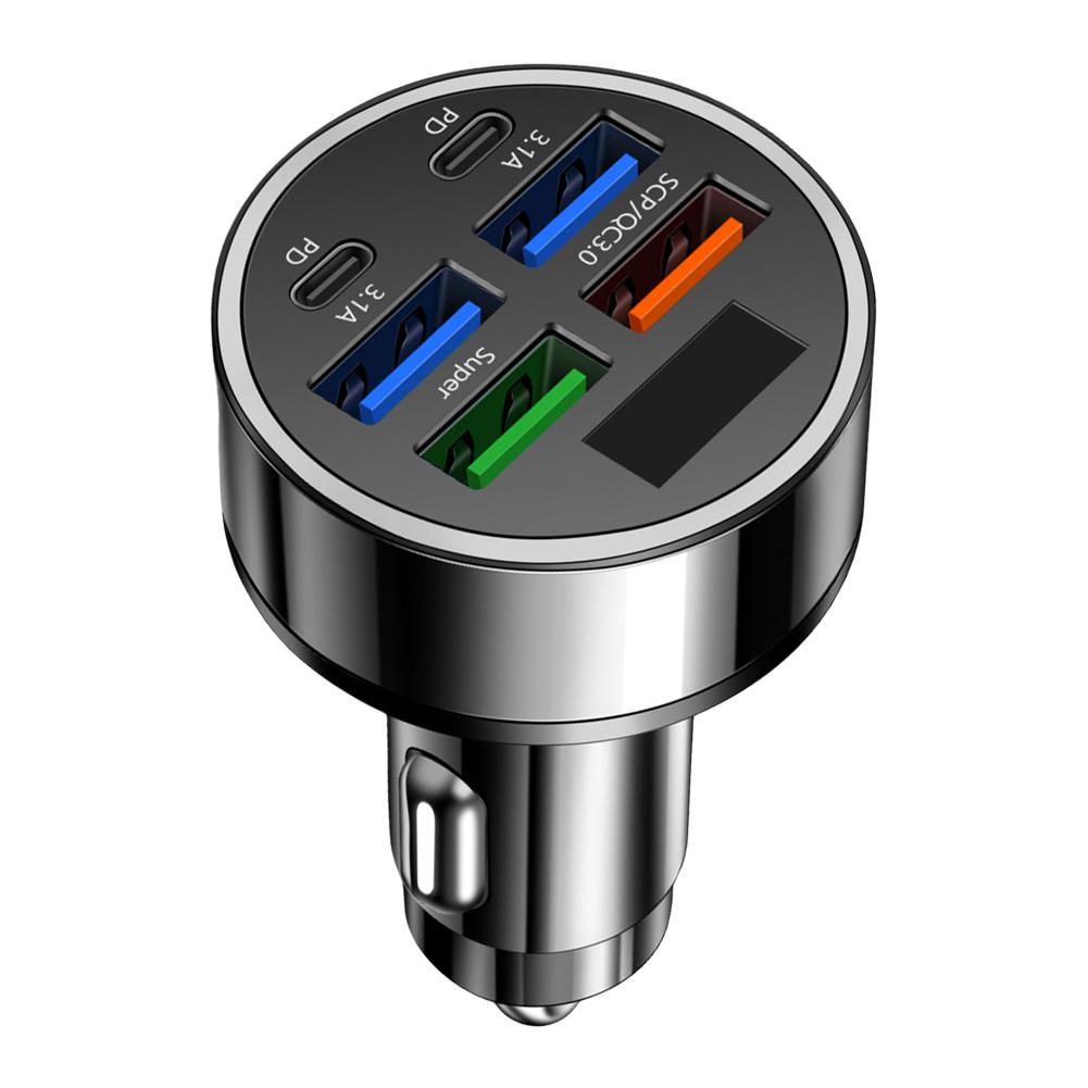 R# 40 Вт 6 портов USB автомобильное зарядное устройство напряжение цифровой дисплей PD QC3.0 автомобильный телефон зарядка
R# 40 Вт 6 портов USB автомобильное зарядное устройство напряжение цифровой дисплей PD QC3.0 автомобильный телефон зарядка